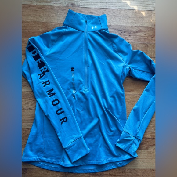 QUALITY Under Armour Cold Gear Quarter-Zip Pullover Jacket - Picture 1 of 5